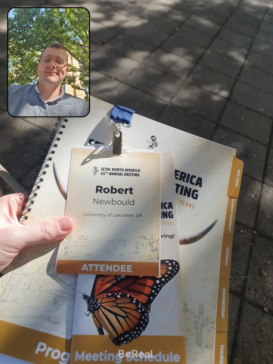 robert_newbould's tweet photo. Had a great week attending SETAC in Fort Worth, TX! 

On Tuesday, I presented the results from a chapter of my PhD "River Channel Geometry Controls on Chemical Persistence. Insights from a Comparative Field Study".

Thank you very much to the oragnisers! https://t.co/8Fwf5SAwU5