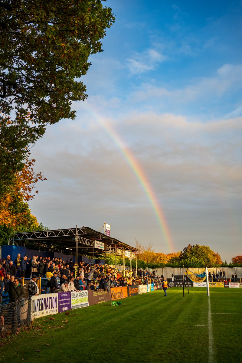 Good times 🌈returning for <a href="/stalbanscityfc/">St Albans City FC</a> at Clarence Park. Hard fought win against Bath today. #SACFC #COMEONYOUSAINTS