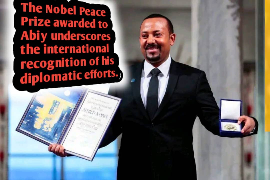 The Nobel Peace Prize awarded to Abiy underscores the international recognition of his diplomatic efforts. #Abiy_Ahimed #UNSC #Malesia #aa_Prosperity #UN #HRW #BRICS