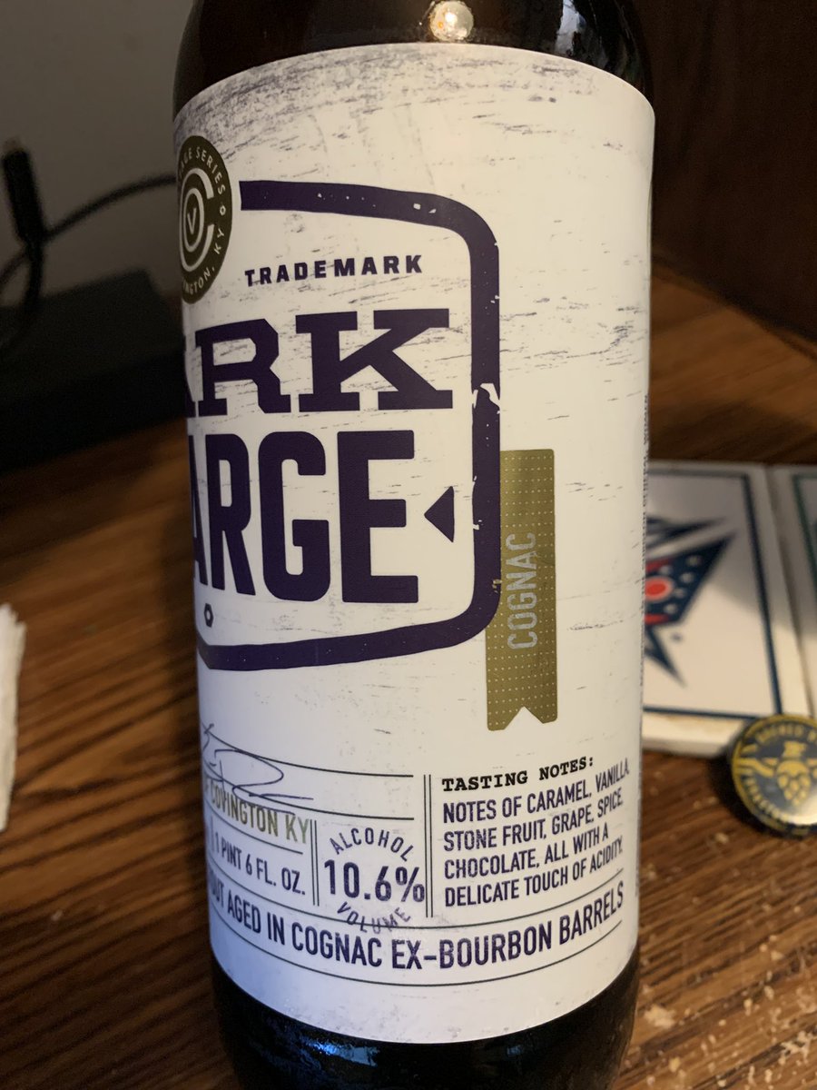 RealBMaxwell's tweet photo. Starting #stouturday with @BraxtonBrewCo 2019 Dark Charge aged in Cognac ex-bourbon barrels ๐๐๐ช๐ป #kybeer #craftbeer @IRLWhiskeyStout @WayneSundby @impopsy @Kubrickx @Bilcro @PaulOBrien10 @decoreape7 @CorkBeer @mjpm67 @cb_phil @BayBeerReviews @beerhunter74 @ManvsAle @ASFreed https://t.co/QQuBLPf3NS