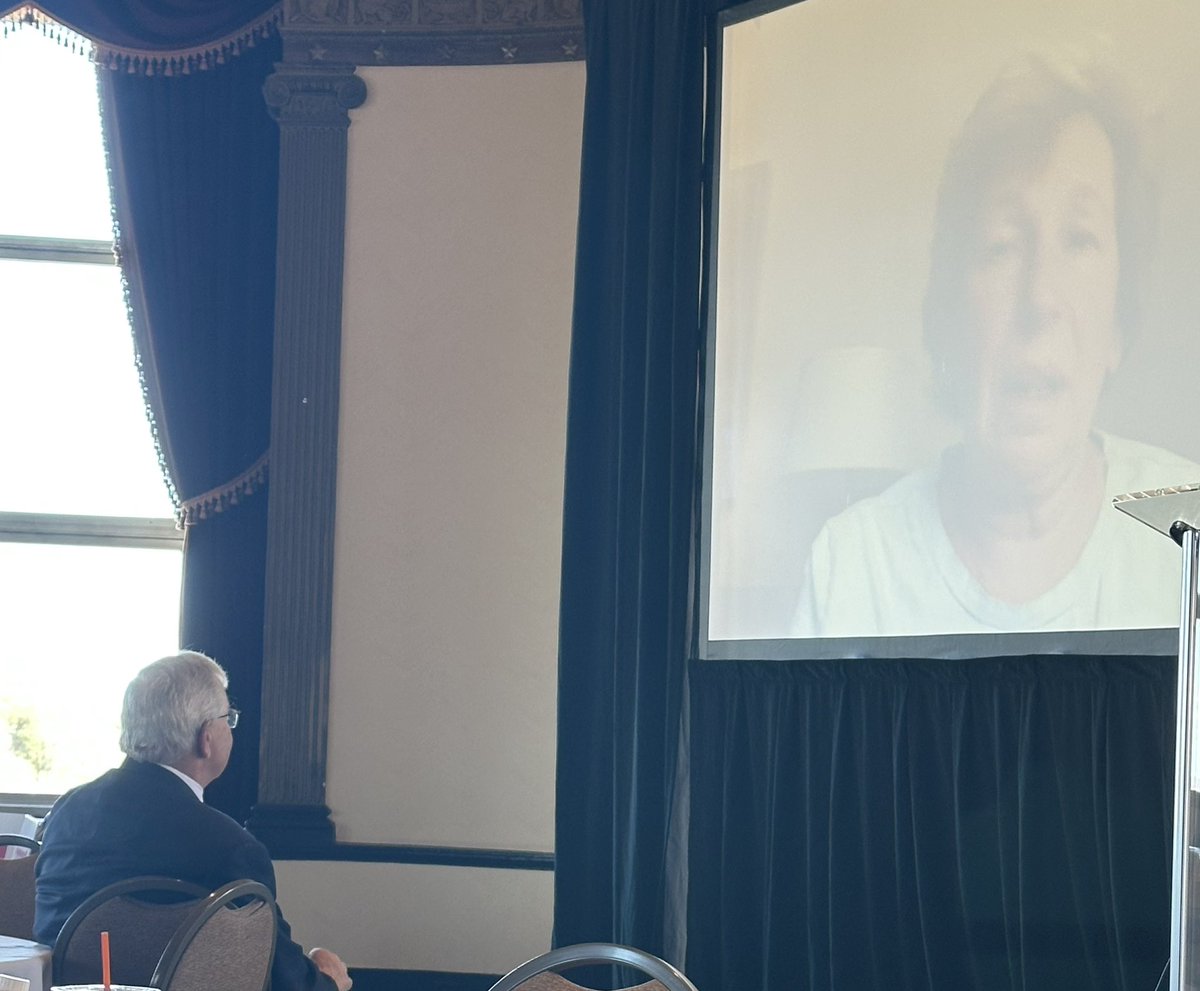 AFT National President Randi Weingarten sending congratulations and best regards to RIFTHP President Frank Flynn for his years of service, dedication and leadership locally &amp; nationally!
