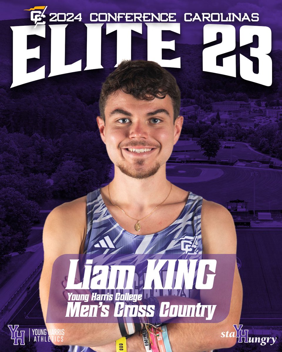 YHCAthletics's tweet photo. Liam King wins the Conference Carolinas Elite 23 Award! 👏
#staYHungry https://t.co/N1eVat6C7w