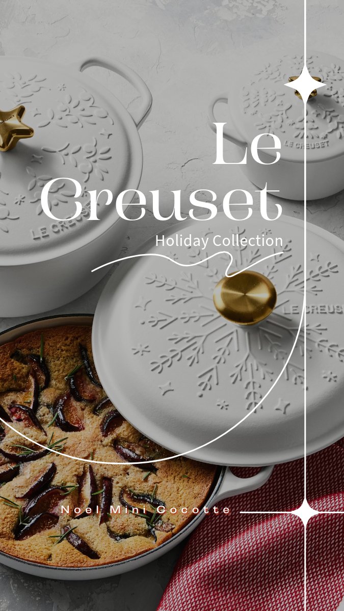 HangnwithHaley's tweet image. Le Creuset Holiday Collection
Noel Mini Cocotte with Star Knob
The decorative embossed tree pattern and golden star knob  instantly elevates its oven-to-table presentation.
Grab Yours Here: bit.ly/3AfFGpt

#thanksgivingdinner #thanksgivingfood #christmasdinner