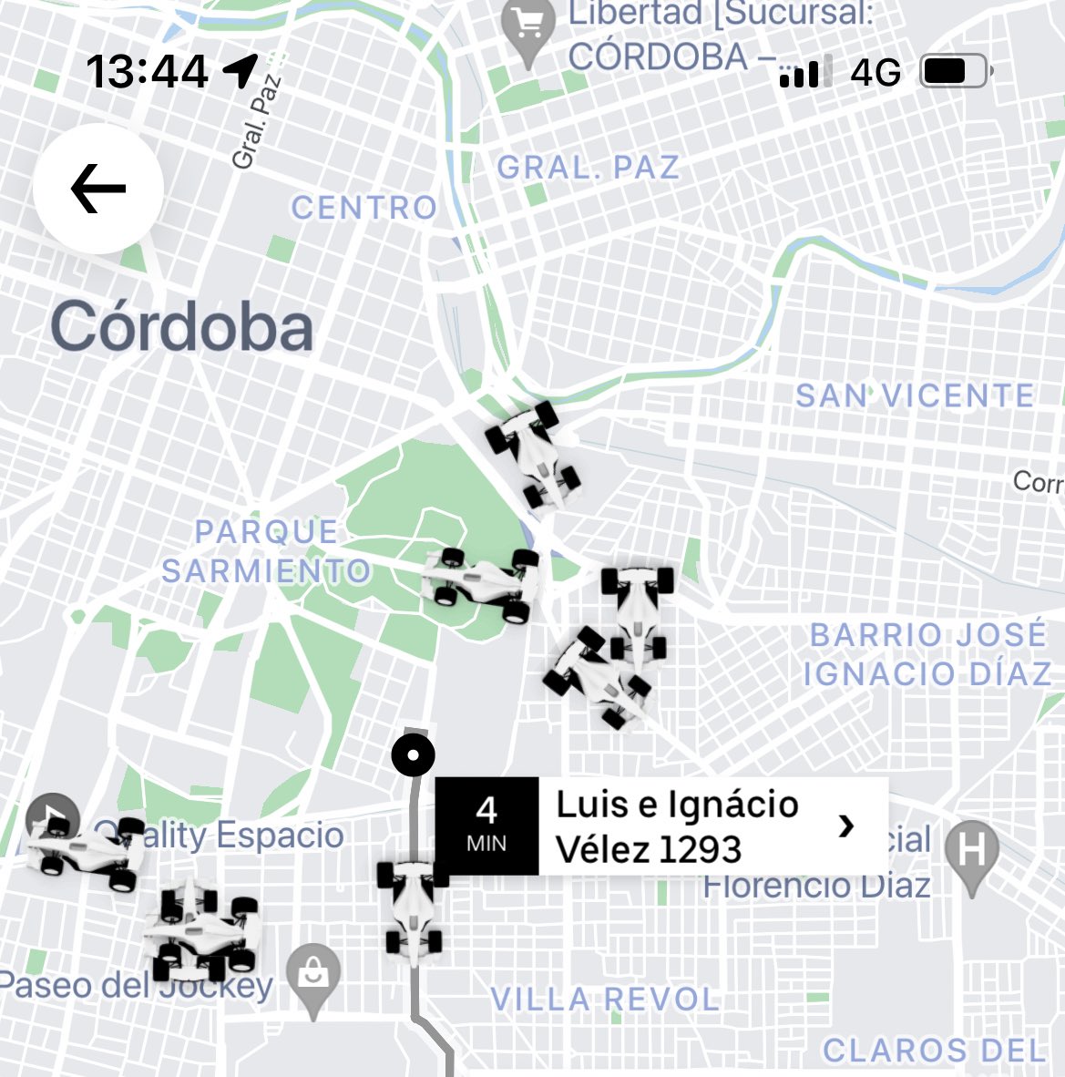 simonchavanne's tweet photo. Uber en Argentina entendió todo 🏎️ @FranColapinto @F1 https://t.co/8XH4ND99Zq