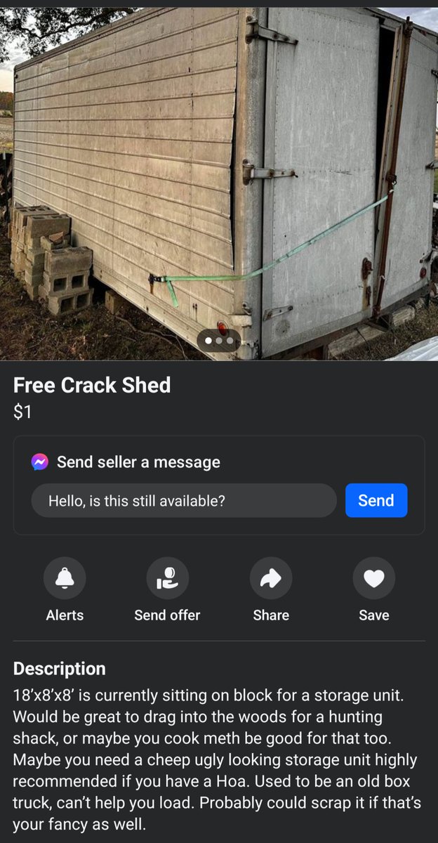 In Boonville if anyone is interested