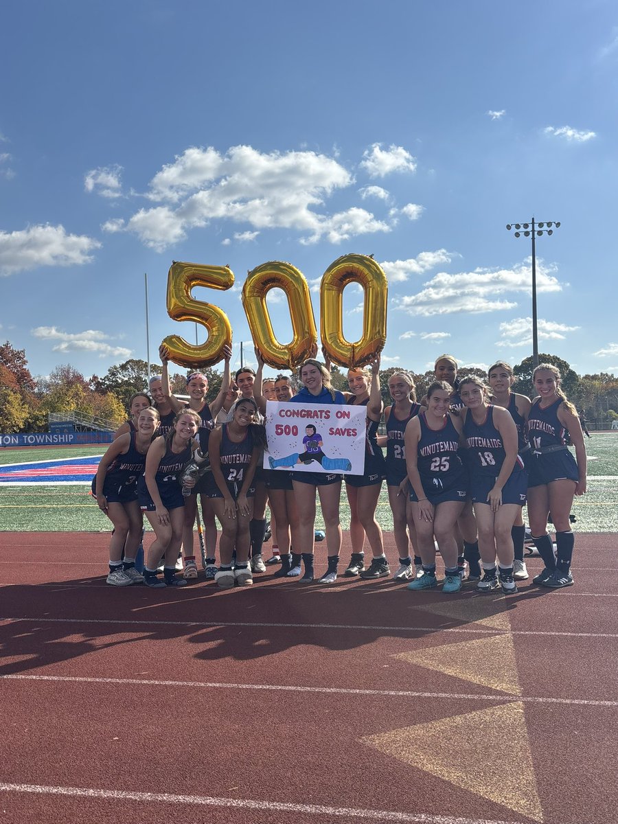 Twp_FieldHockey's tweet image. Walked onto a field hockey field for the first time during preseason her sophomore year. 3 years later and she’s at 500 career saves!

We are SO proud of you Leah!!!!

#MaidForThis | #TheRealSisterhood