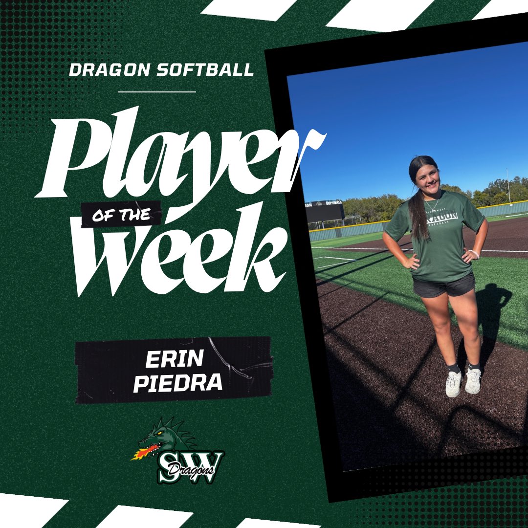 sw_dragon_sball's tweet photo. Our player of the week is Erin Piedra! 🔥 

She always shows dedication and hustle in everything she does. Keep setting the bar high, Erin! https://t.co/1w2IJIzNTz