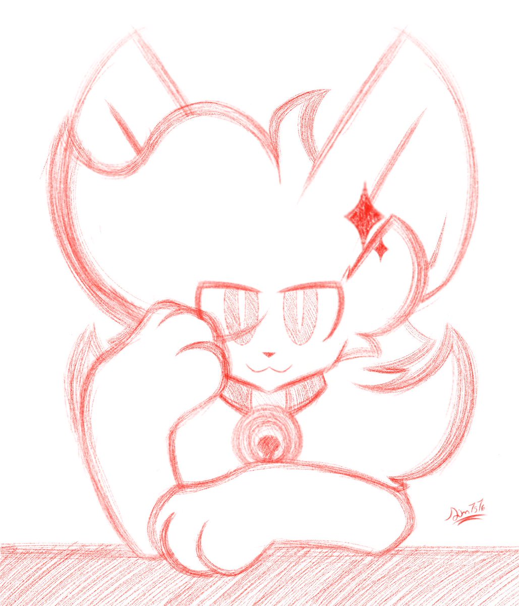 Wonder who he’s lookin at?…

Gift Sketch for <a href="/KisoArt/">KISOPAD.bsky.social (moved)</a>!~