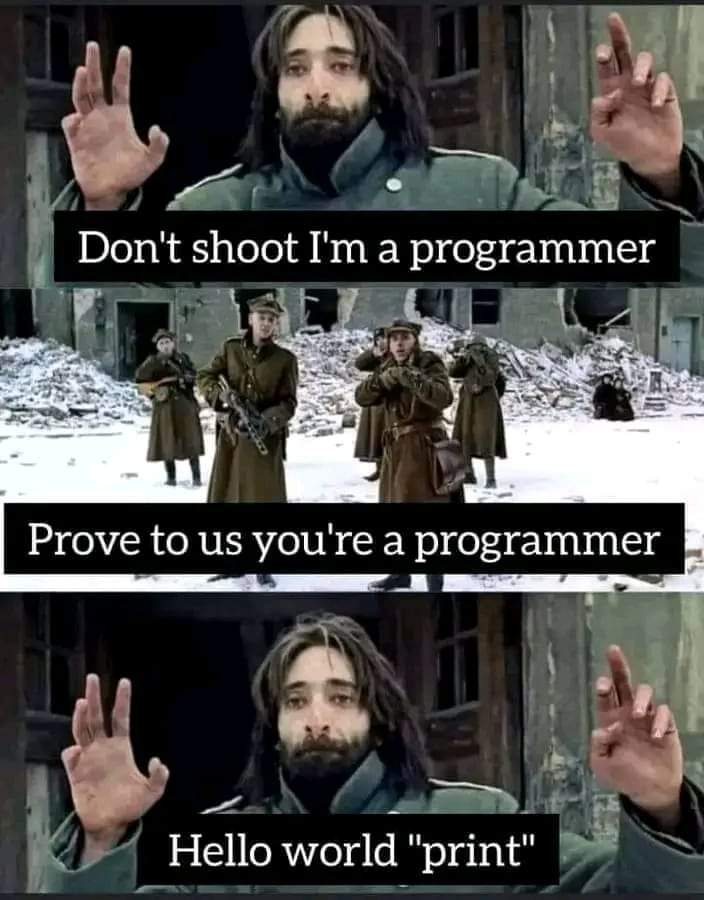 shahzaib944's tweet image. #ProgrammerLife 💻

#CodingHumor 🤓

#HelloWorld 🌍

#DevLife 👨‍💻👩‍💻

#CodeNewbie 🔰

#Debugging 😅

#ProgrammersQuotes