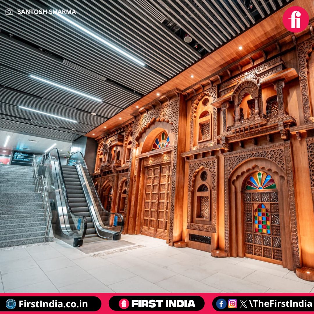 DevelopingRaj's tweet image. Jaipur International Airport,Terminal 1 finally started operations.
It will be used for international flights.
CM Bhajan Lal inaugurated it with much fanfare