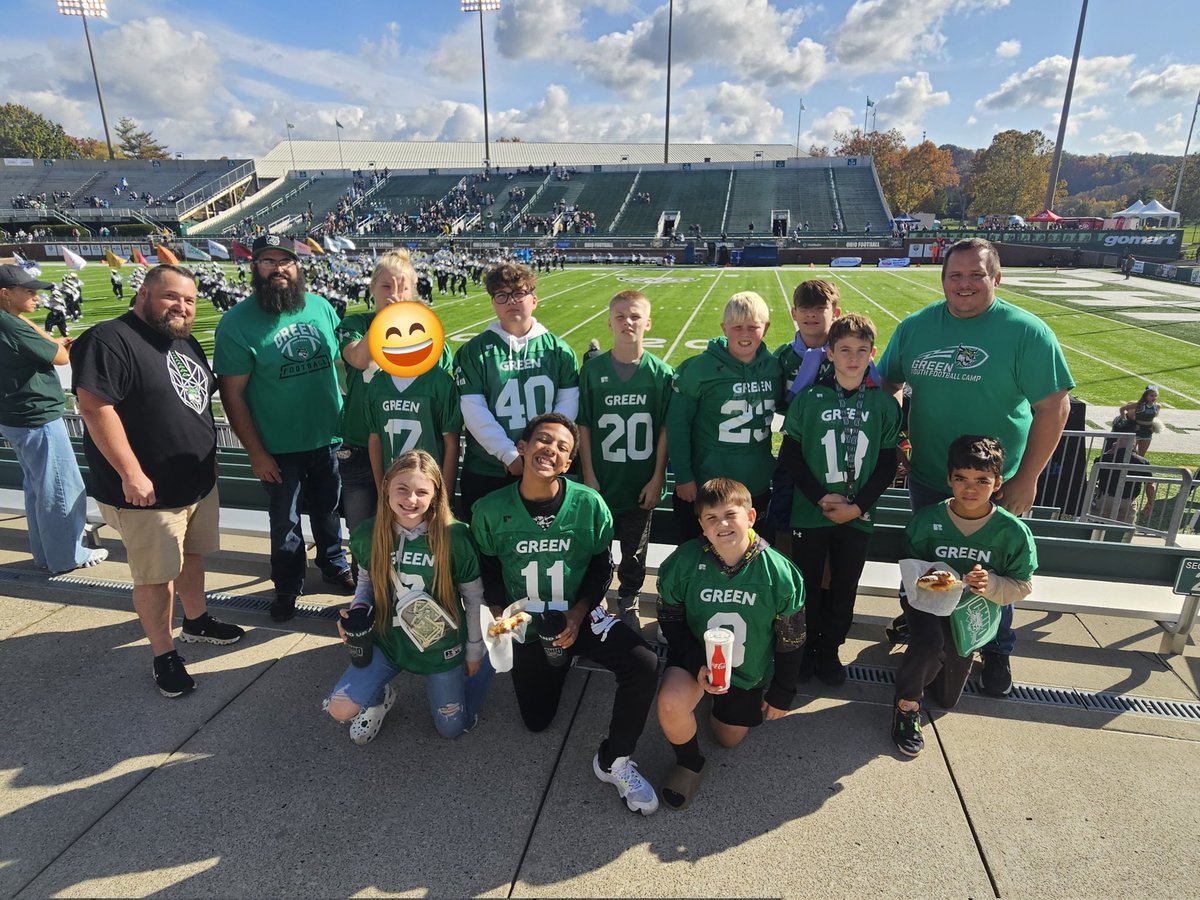 Our Bobcats at Ohio University watching the the Bobcats. #OUOhYeah