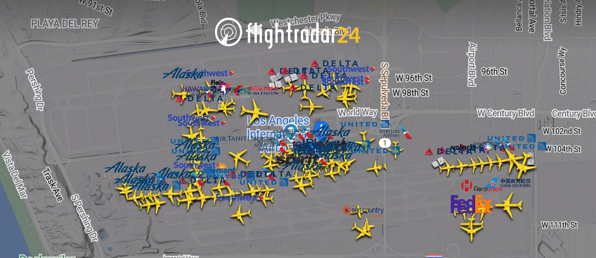 Thank you for contacting LAX ground control. You are number 2593 in the queue...