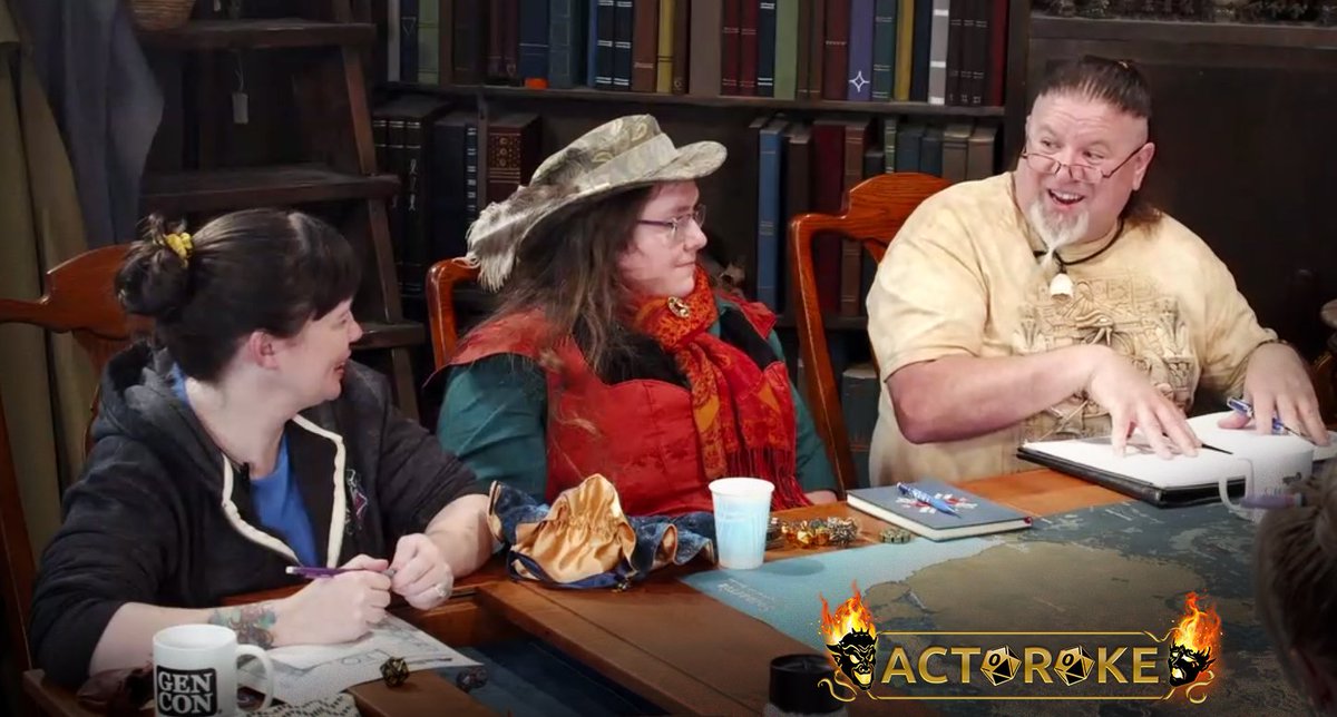 Gen_Con's tweet photo. ✨ Chaos Meets Community! ✨ Check out the unforgettable Actoroke episode featuring winners from the Save Me a Seat Giveaway. 

Catch the full recap and learn more here: https://t.co/WxTYvPses7

#Actoroke #GCTV #ImprovGaming #SaveMeASeat #GamingCommunity #RolePlayingMagic https://t.co/91cpQjJxl3