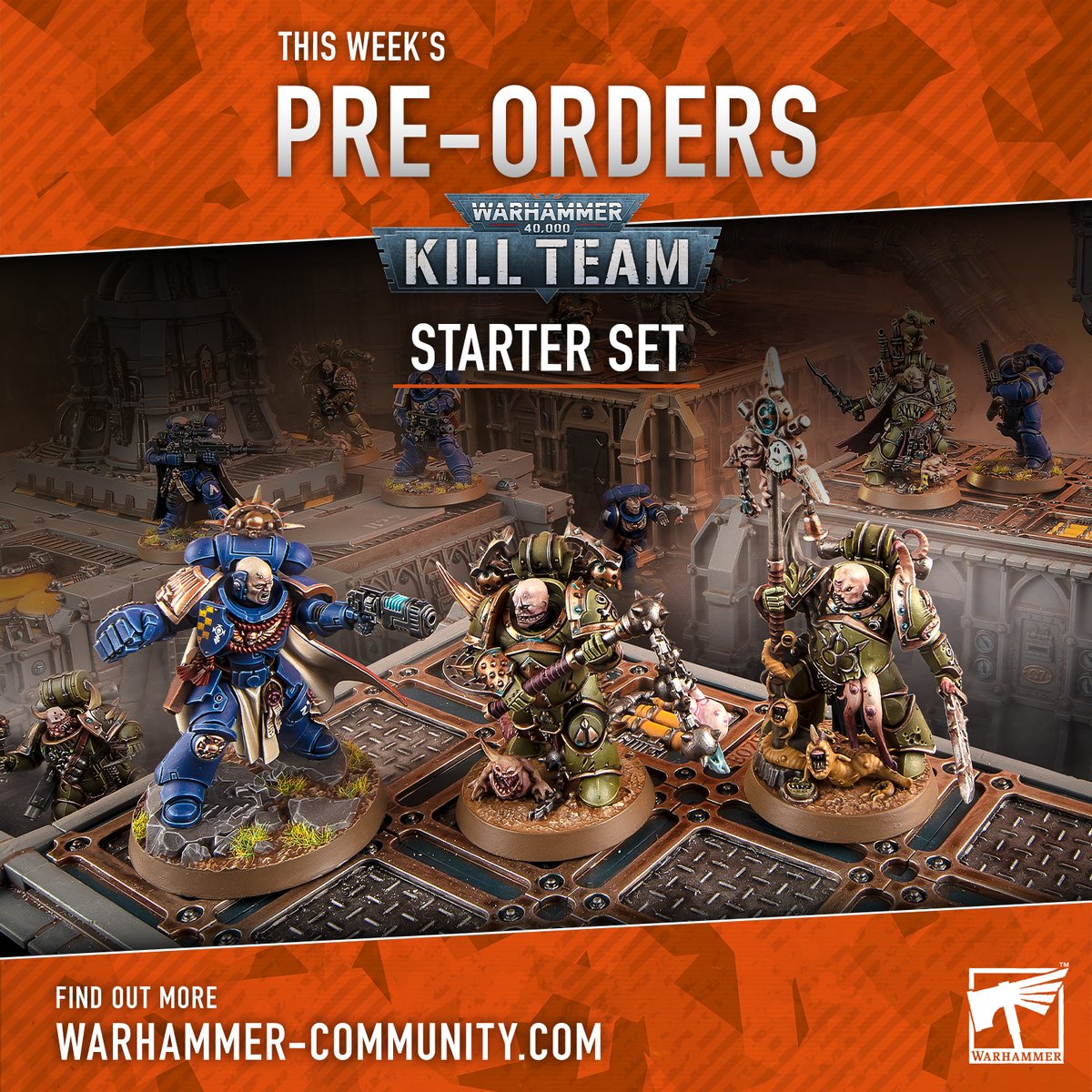Jump into Kill Team with the new Starter Set, and expand your Chaos Space Marines collection with a pair of leaders. 

Pre-order them now: ow.ly/GH7c50TT8yk

#WarhammerCommunity