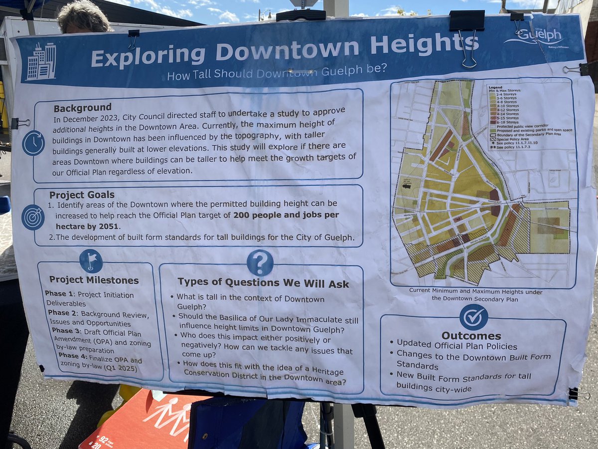 Wonderful <a href="/DowntownGuelph/">Downtown Guelph</a> event today!! Also some great engagement happening for the Downtown Height Study and the Downtown Renewal Program.