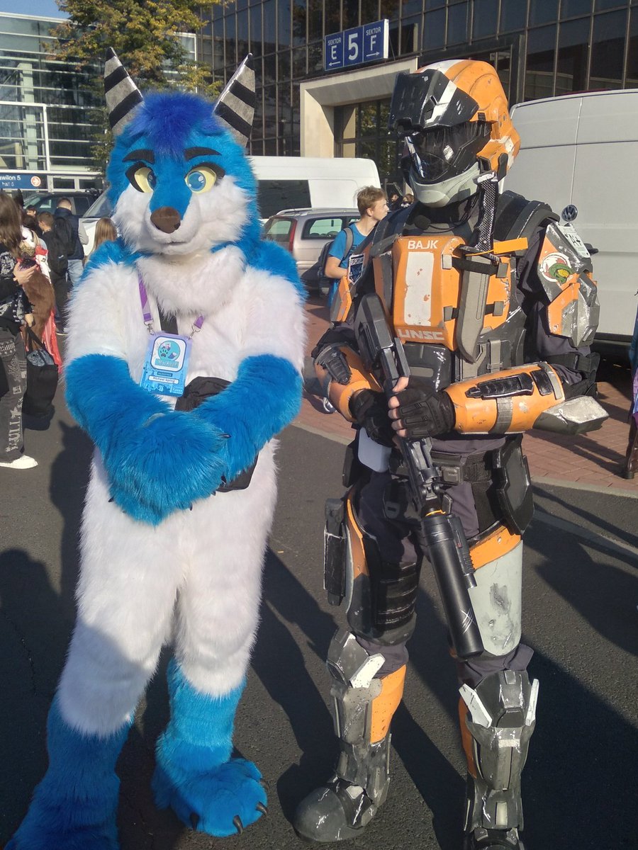 Mich_Arct_Fox's tweet photo. Dear #furrycommunity! Turns out there was not so much #furry accents at  #PoznanGameArena2024. If anyone spotted me there tho, and make a pic with me, please do share them here! I'm collecting pictures I was not able to make myself! Also see ya next year! ^^ https://t.co/7gVXleuxpA