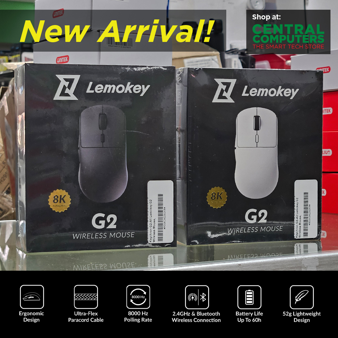 centralcomputer's tweet image. Our latest arrival - the #Lemokey G2! Supports 8000Hz polling rate, ergonomic design, 52g lightweight design and 60 hours of battery life. The mouse you need to dominate your favorite FPS games!

Shop Now: ow.ly/ZRTz50TTOa5

 #FPSGaming #LemokeyG2 #TechGadgets #GamerGear