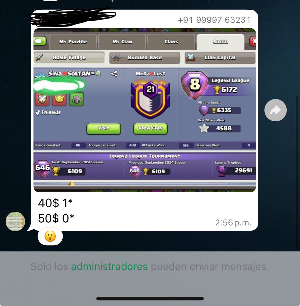 The game is at its worst stage, where the work of the base builders is worthless, nor are the electronic sports players.🚨<a href="/supercell/">Supercell</a> <a href="/ClashofClans/">Clash of Clans</a> Stop all that before the game is lost