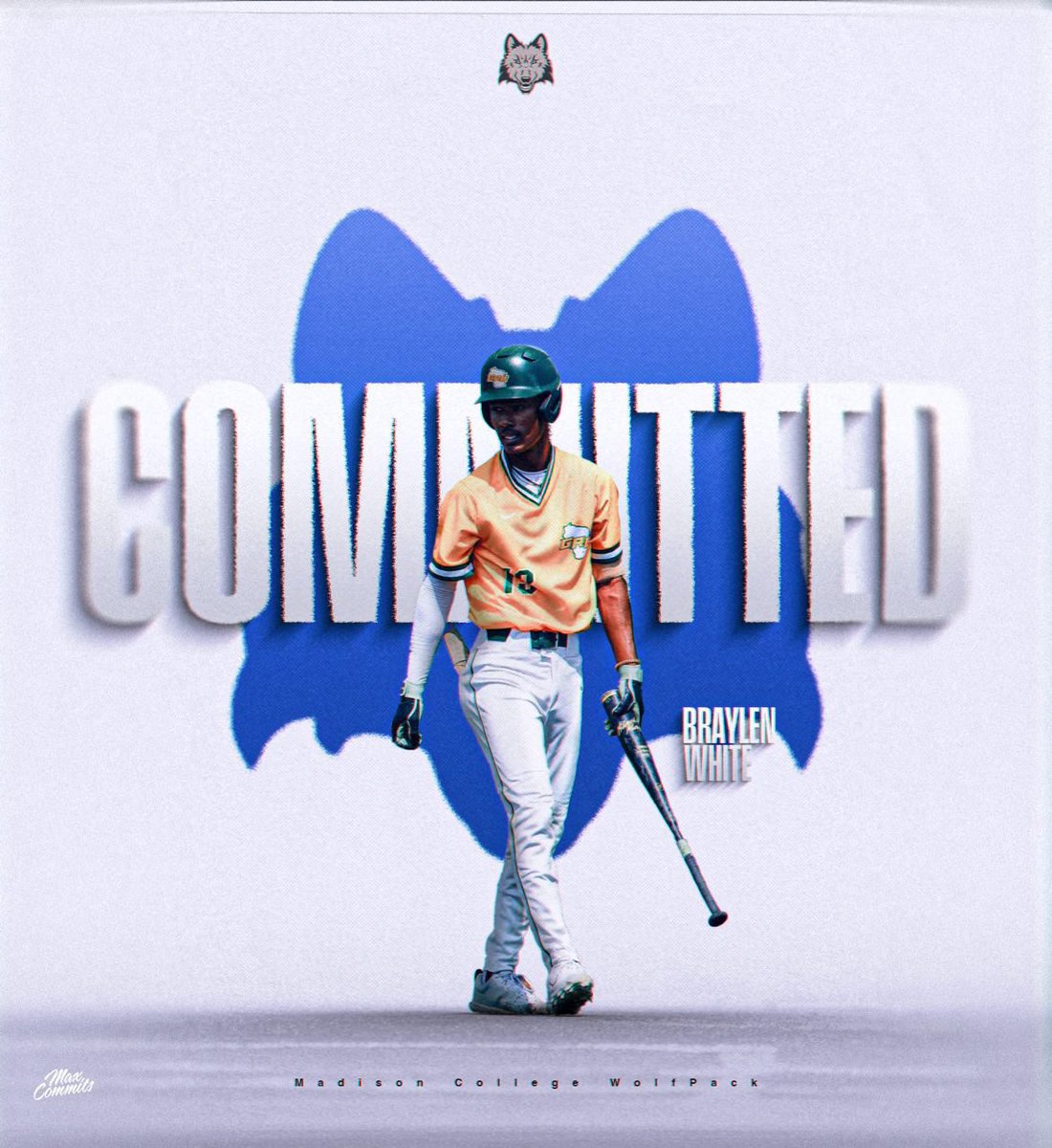 I’m extremely excited to announce that for the next 2 years I will be furthering my academic and baseball career at Madison College! I would like to thank God, my family, and my coaches for their support and encouragement over the years. #Wolfpack🐺