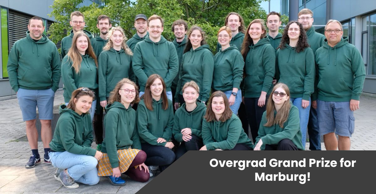 gasb_synbio's tweet image. Congratulations to @igemmarburg and iGEM Heidelberg for winning the Grand Prize🥳!