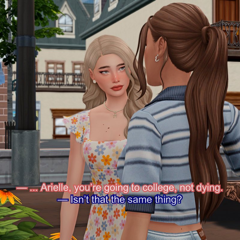 virtualboo_'s tweet photo. arielle has been doing her rounds with her friends, saying her goodbyes before her big move to britechester ⭐️🐏 https://t.co/ft8TN1Dr9C