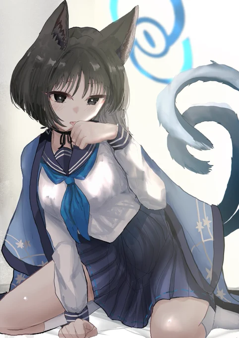 #ブルアカ キキョウ描いたよ 
