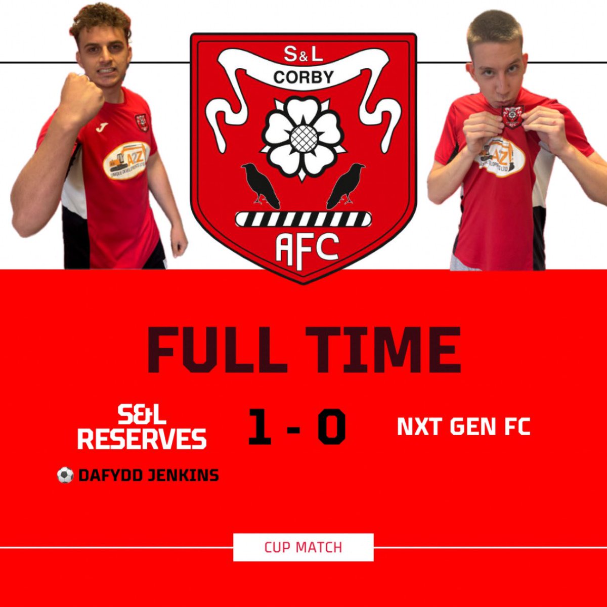 Both sides in the 🎩 for the next round, well done lads!👏🏻

🔴⚫️