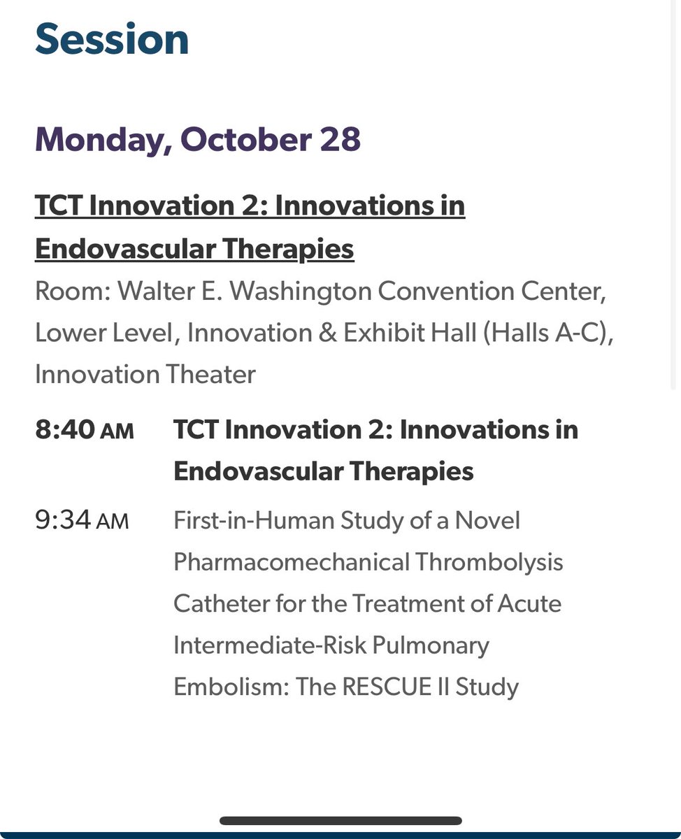 Vladimir Lakhter (@vladlakhter) on Twitter photo On-the-table “Bolus Only” TPA administration for Tx of patients with acute PE. Very excited to have Christian Bichard present the results of our RESCUE-2 Study evaluating the first-in-human results of this novel approach. #TCT2024 <a href="/PERTConsortium/">PERT Consortium</a> <a href="/SVM_tweets/">Society for Vascular Medicine | SVM</a> <a href="/krosenfieldMD/">kenneth rosenfield</a> On-the-table “Bolus Only” TPA administration for Tx of patients with acute PE. Very excited to have Christian Bichard present the results of our RESCUE-2 Study evaluating the first-in-human results of this novel approach. #TCT2024 <a href="/PERTConsortium/">PERT Consortium</a> <a href="/SVM_tweets/">Society for Vascular Medicine | SVM</a> <a href="/krosenfieldMD/">kenneth rosenfield</a>