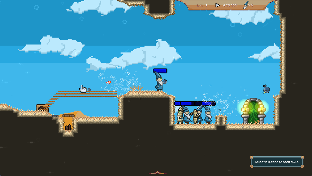 magictwgame's tweet photo. Not much added this week but doing polish to prep for release soon (tm) :)

Check out the demo for the Lemmings inspired roguelite on Steam now!  Don't forget to wishlist too❤️ 

https://t.co/KFIMeTrBR8

#indiegame #roguelike #screenshotsaturday https://t.co/P9HMyRXI8Z