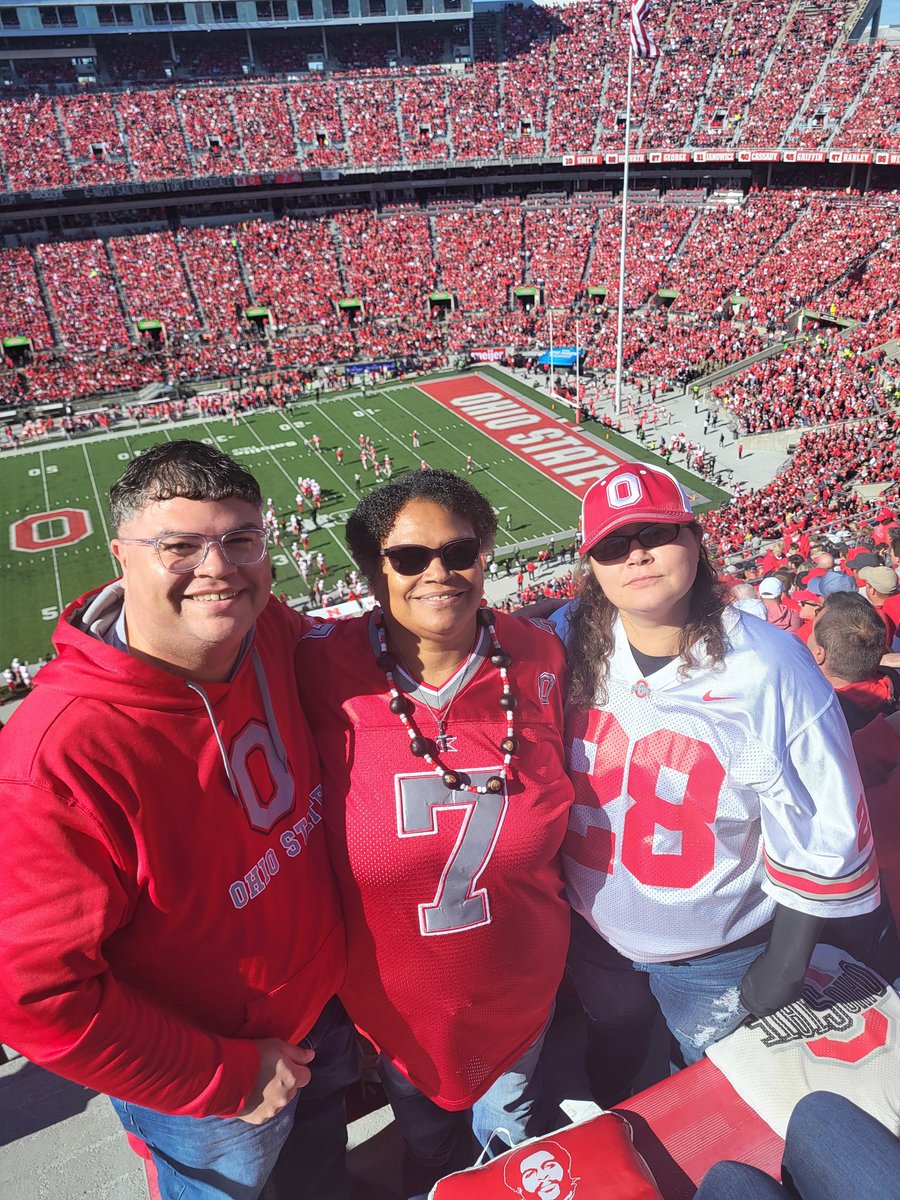 Mom's first game at the Shoe. Go Bucks!