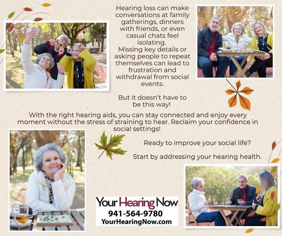 YourHearingNow's tweet photo. Hearing loss can make conversations at family gatherings, dinners with friends, or even casual chats feel isolating. 😔 Missing key details or asking people to repeat themselves can lead to frustration and withdrawal from social events.

But it doesn’t have to be this way! https://t.co/FMU3ITGHau