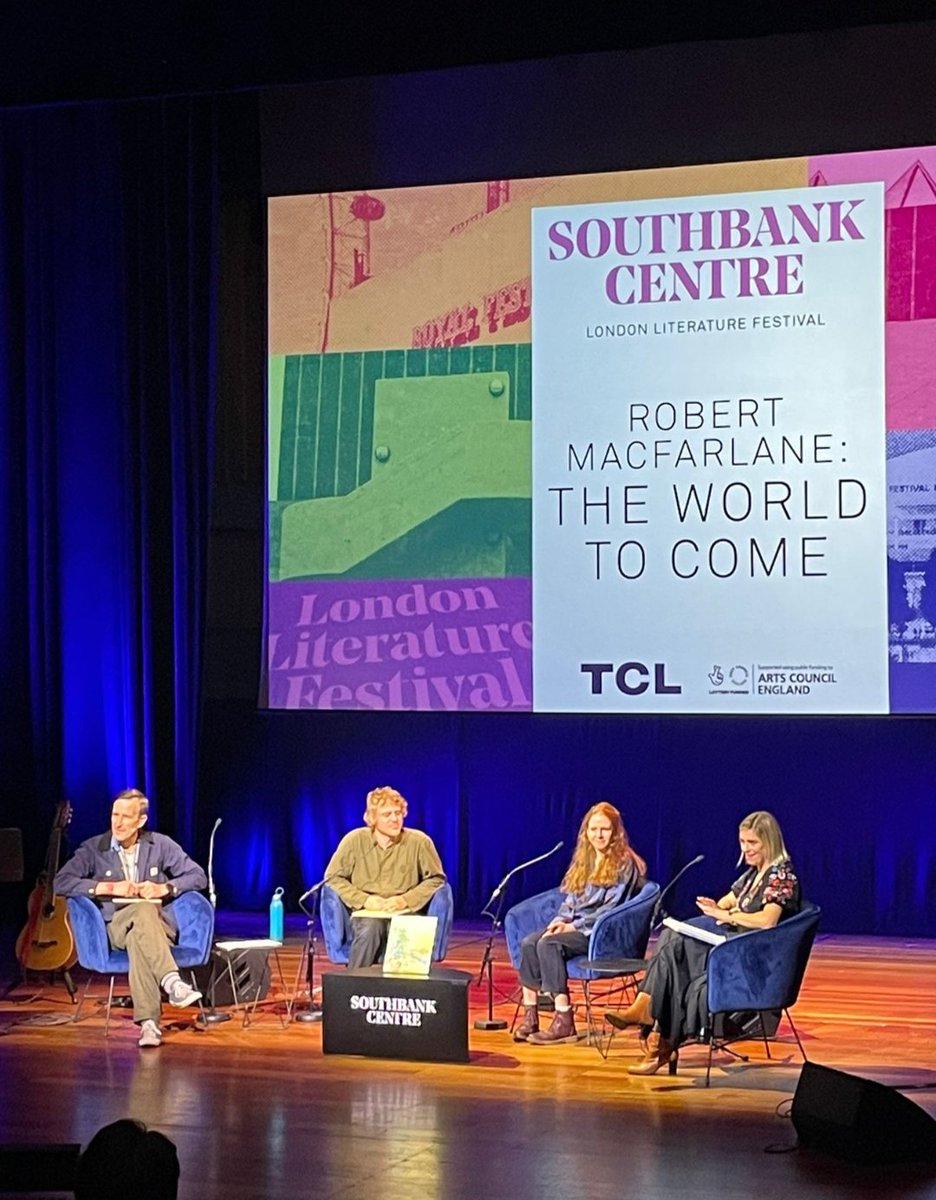 Lucy Bannerman (@timeslucy) on Twitter photo Lots of fun chatting with <a href="/RobGMacfarlane/">Robert Macfarlane</a>, Johnny Flynn +Emily Sutton about their new picture book <a href="/southbankcentre/">Southbank Centre</a> today.
Special shoutout to the star of the show - the wee boy who threw us a curveball at the end with his question about time travel.
<a href="/publishing_cat/">Magic Cat Publishing</a> <a href="/TeditorTed/">Ted Hodgkinson</a> Lots of fun chatting with <a href="/RobGMacfarlane/">Robert Macfarlane</a>, Johnny Flynn +Emily Sutton about their new picture book <a href="/southbankcentre/">Southbank Centre</a> today.
Special shoutout to the star of the show - the wee boy who threw us a curveball at the end with his question about time travel.
<a href="/publishing_cat/">Magic Cat Publishing</a> <a href="/TeditorTed/">Ted Hodgkinson</a>