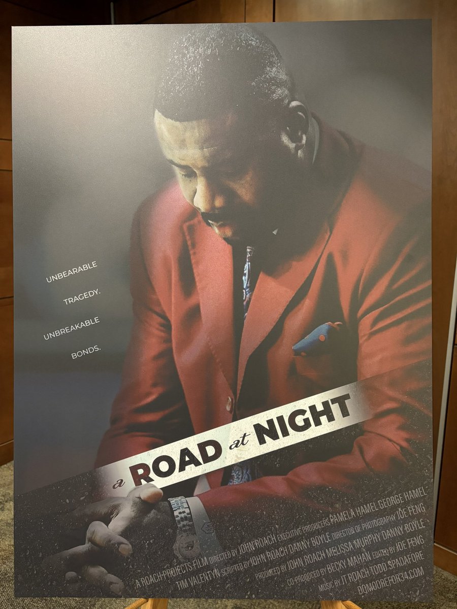 Grateful to attend the premier of “A Road At Night,” the painful but moving story of Howard Moore and his family. Incredible film about strength, humanity and love in the wake of an unspeakable tragedy 

Tremendous film, phenomenal family. 

#DoMooreBeMoore4Moore