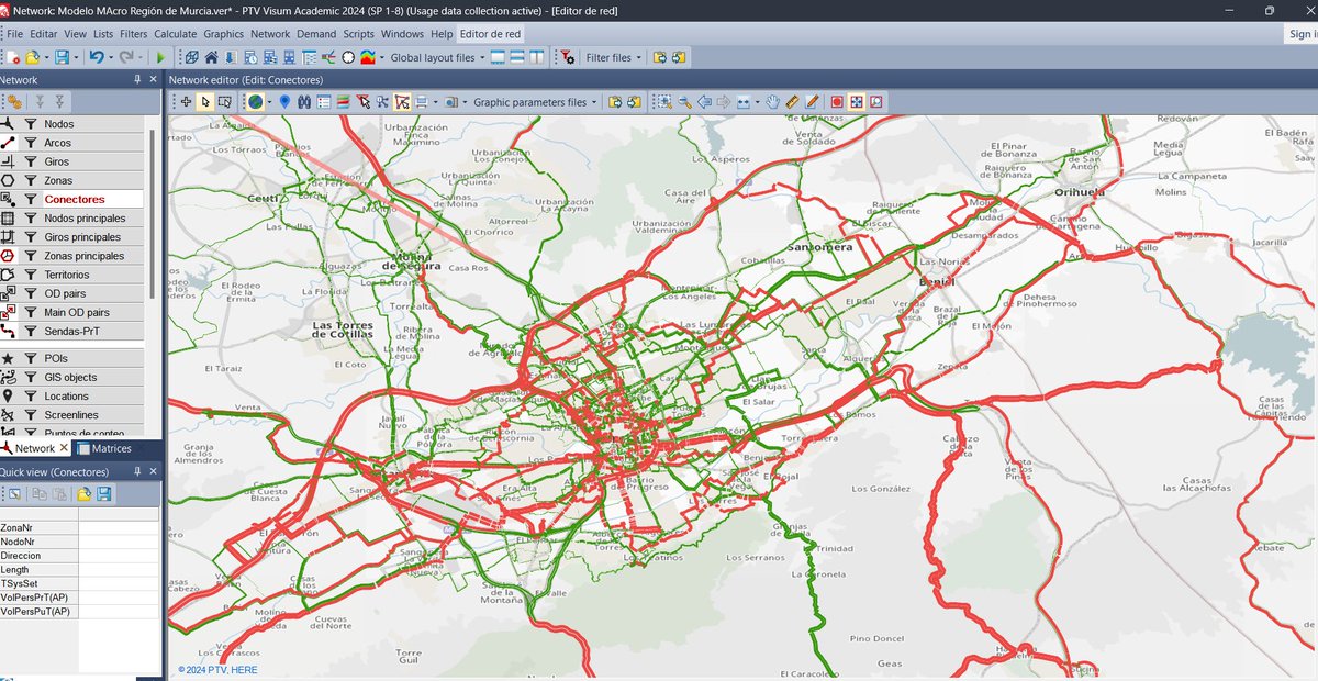 ¡🚀Descubre los primeros resultados de viajes en horario mañana en #Murcia a partir del uso de PTV Visum ! 
📈 📊🏙️
¡Transformemos el Área Metropolitana con simulaciones de tráfico avanzadas! 🌆🚦
#CátedradeMovilidad <a href="/UCAM/">UCAM Universidad</a> <a href="/UCAM_IngCivil/">UCAM Ing. Civil</a> 
Finalizamos hilo...por hoy😎👨‍💻