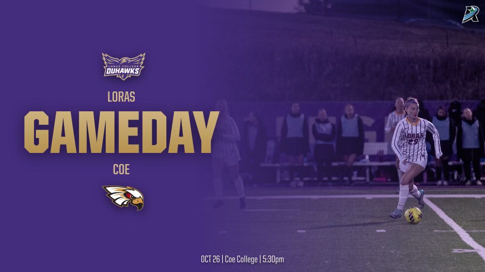 LorasWSoccer's tweet photo. A-R-C Battle of the Hawks! 

🆚 Coe College 
🕠 5:30 PM
📍 Cedar Rapids, Iowa 
🏟️ Clark Field 
📺 https://t.co/pB2yKdyaqQ
📊 https://t.co/f9cAE56gJH

#GoDuhawks https://t.co/iuhnXjTI16