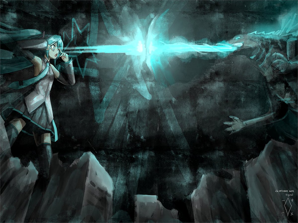 #HatsuneMiku #初音ミク
Miku Miku Beam