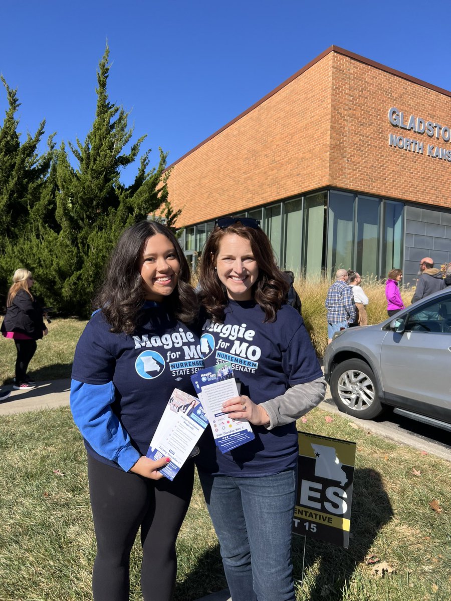 MaggieforMO's tweet photo. The early voting turnout is incredible!! Live in Clay County? You can vote today until 5 pm. #vote 

Check locations and wait times here: https://t.co/gOZChLZVlX https://t.co/eZSXwpajuT