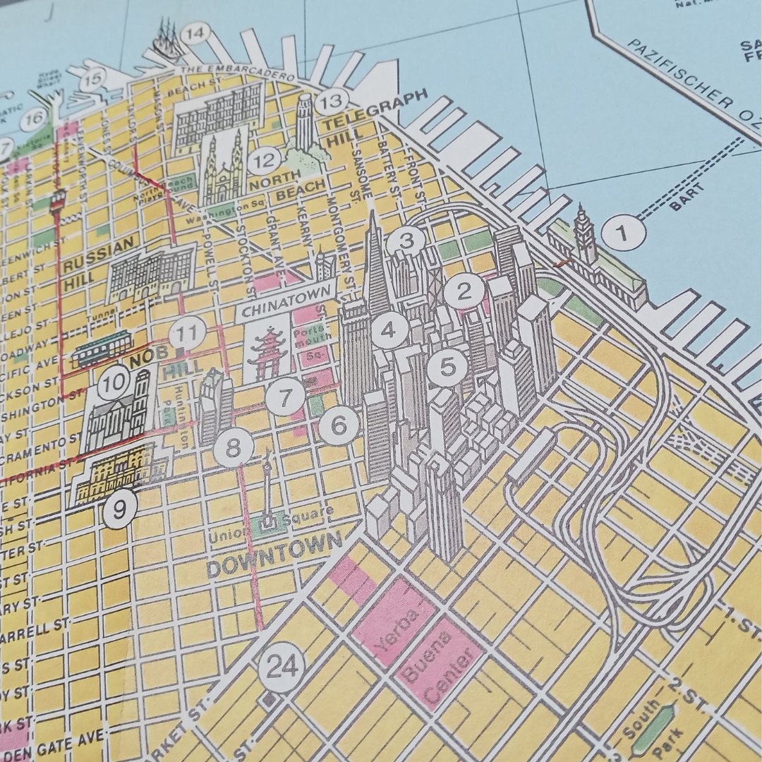 mapmapnmap's tweet image. 📍 Match Map Challenge! 🌎
Tokyo 🗼 or San Francisco 🌉 — which vintage map would you explore first?

✨ Details:

Tokyo Map (in German) - 1970/80, Size: 27 x 55 cm
San Francisco Map (in German) - 1970/80, Size: 27 x 55 cm

👇 Let us know in the comments! Tokyo or San Francisco?