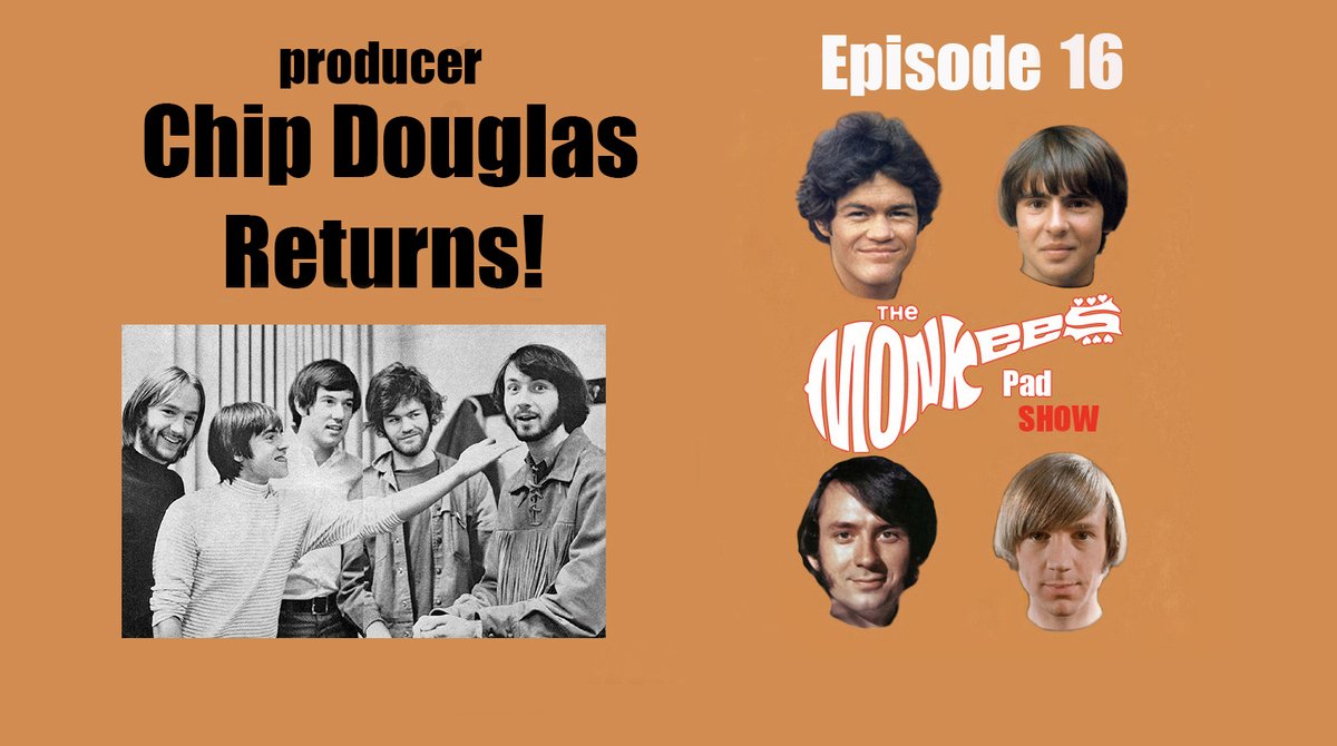 MonkeesPad's tweet photo. Episode 16-The long awaited CHIP DOUGLAS, Part 2 PREMIERES Sunday October 27, 8pm (EST) on The Monkees Pad Show
https://t.co/pLuINxL1Mo https://t.co/wMb6GaYLB0
