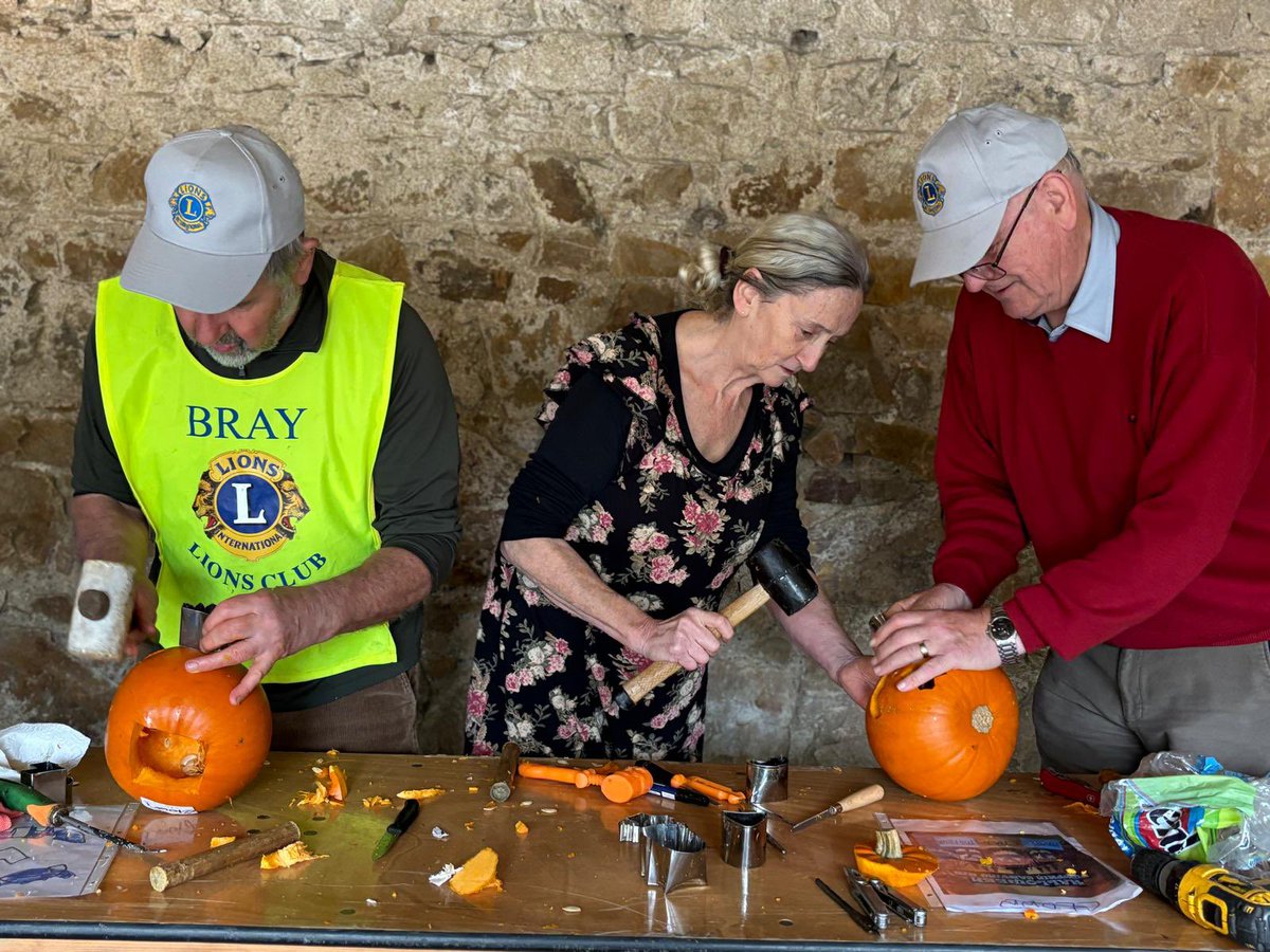 Bray Lions Club (@braylions) on Twitter photo Thank you to everyone who supported our Pumpkin Carving for Childhood Cancer Ireland today. We are back in <a href="/killruddery/">Killruddery</a> tomorrow from 9.30am - 4.00pm, please come and visit us! Thank you to everyone who supported our Pumpkin Carving for Childhood Cancer Ireland today. We are back in <a href="/killruddery/">Killruddery</a> tomorrow from 9.30am - 4.00pm, please come and visit us!