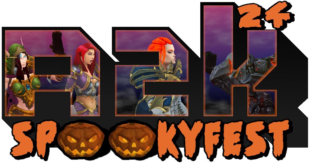 Join us for a2k- SpookyFest 👻  on October 31st at 11pm PST (November 1st at 2am EST) for spooky games w/chat! 🎃 Also, if you have any fun spooky games, please suggest them! #SpookyFest #HalloweenGames #Chat