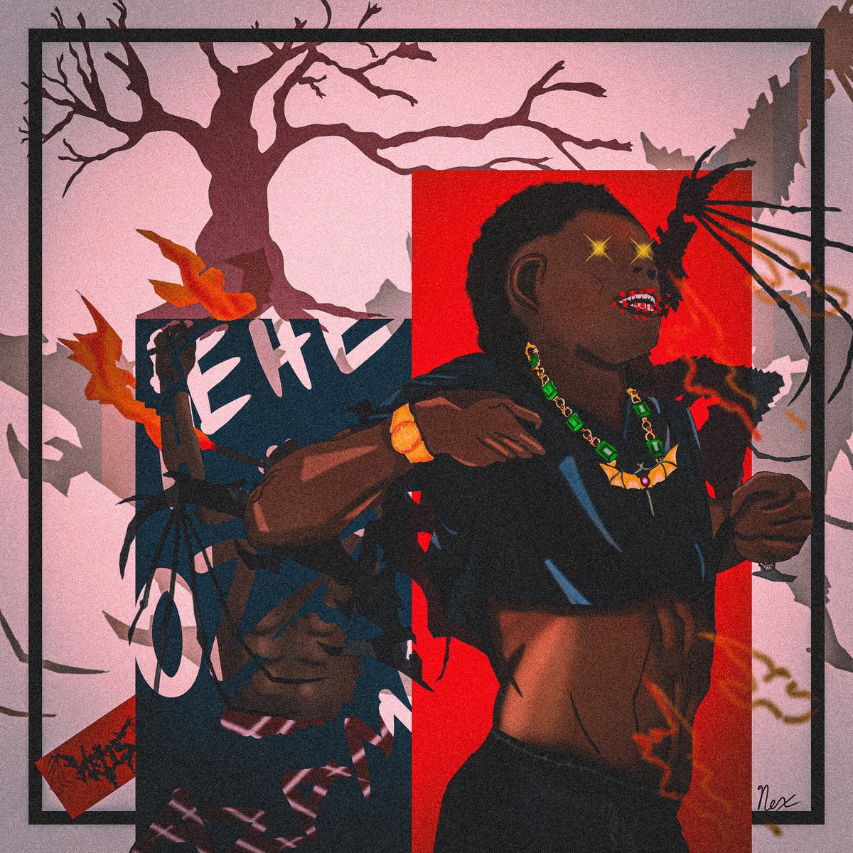 Nex_wiz's tweet photo. Decided to hop on this @heisremanewss #HeisFanArtChallenge https://t.co/swEAxjeOuN
