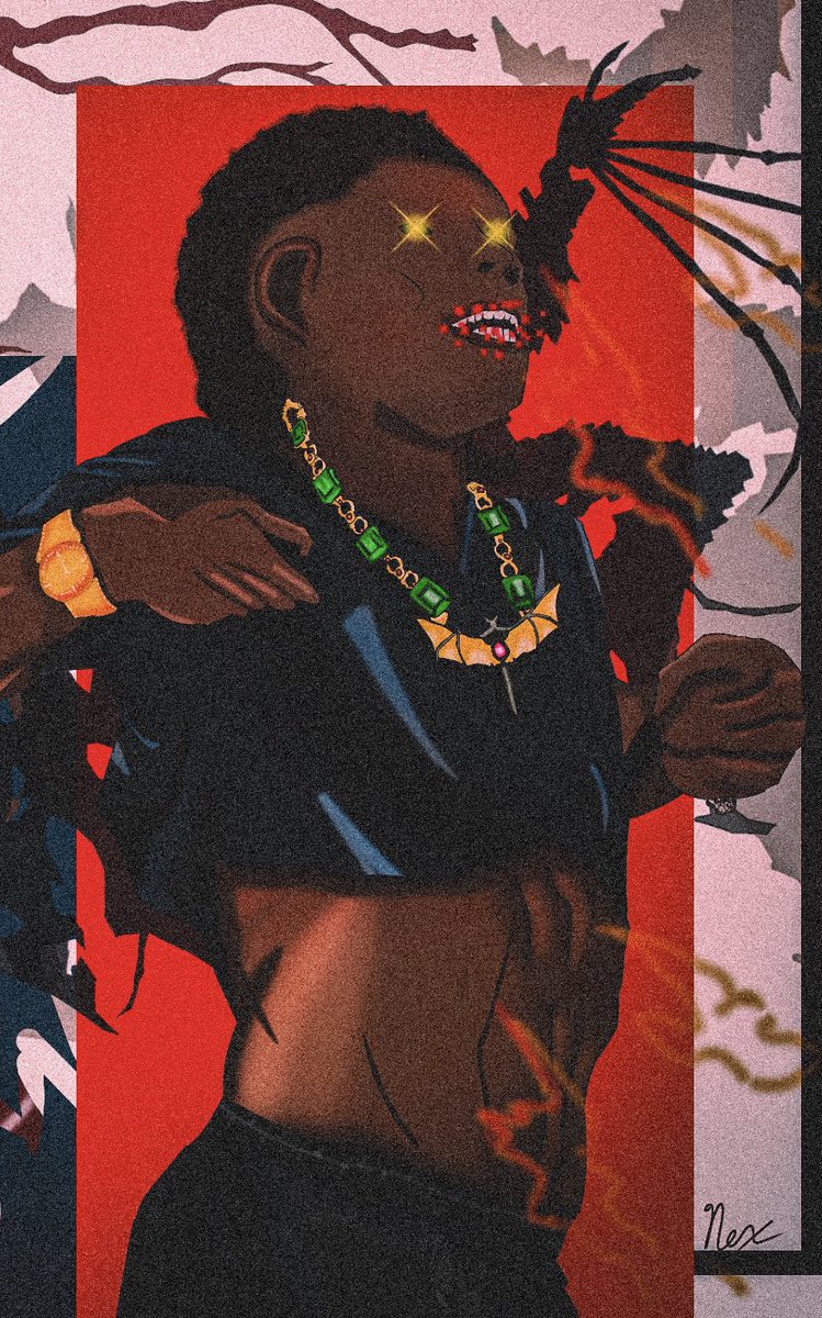 Nex_wiz's tweet photo. Decided to hop on this @heisremanewss #HeisFanArtChallenge https://t.co/swEAxjeOuN