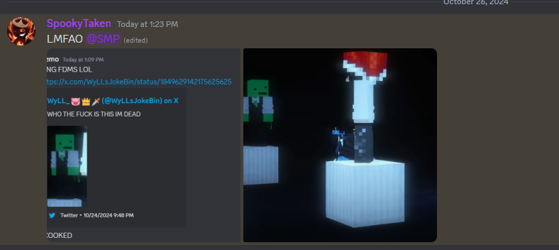 AstroSmpX's tweet photo. @WyLLsJokeBin so demo is selling this from tbtheicons video of astro smp https://t.co/7Rgi15Rf0e