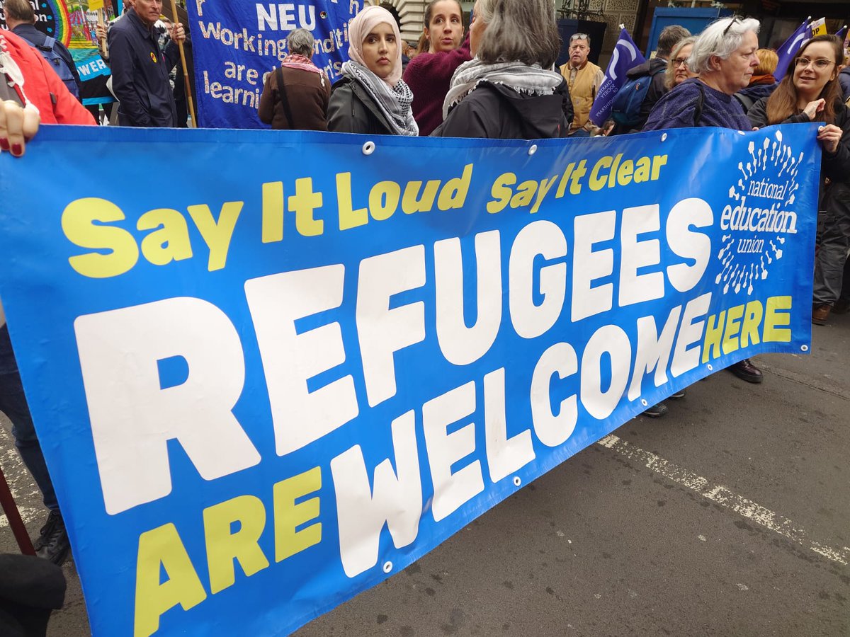 We are proud to stand alongside our fellow districts, sister Unions and activists. Great to see <a href="/NorSCARF/">North Staffs Campaign Against Racism & Fascism</a> out in force! Solidarity with everyone who stood against the far right in London today ✊ #StandUpToRacism