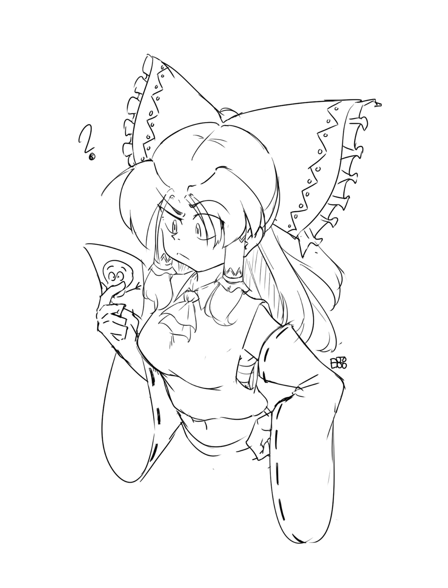 bichijojo's tweet photo. hour sketch of Reimu! https://t.co/YMzAaOInbL