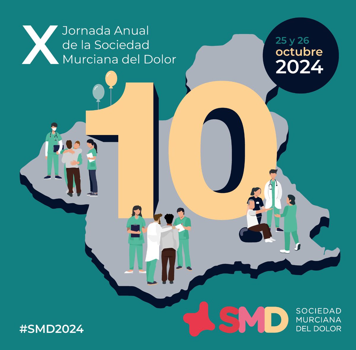 pelirroxapr's tweet photo. ¡Qué genial celebrar así la décima reunión de la @SMurcianadolor! Gracias a todos por hacerlo posible. ¡Nos vemos el año que viene! #SMD2024 https://t.co/aJAw6eZAy4