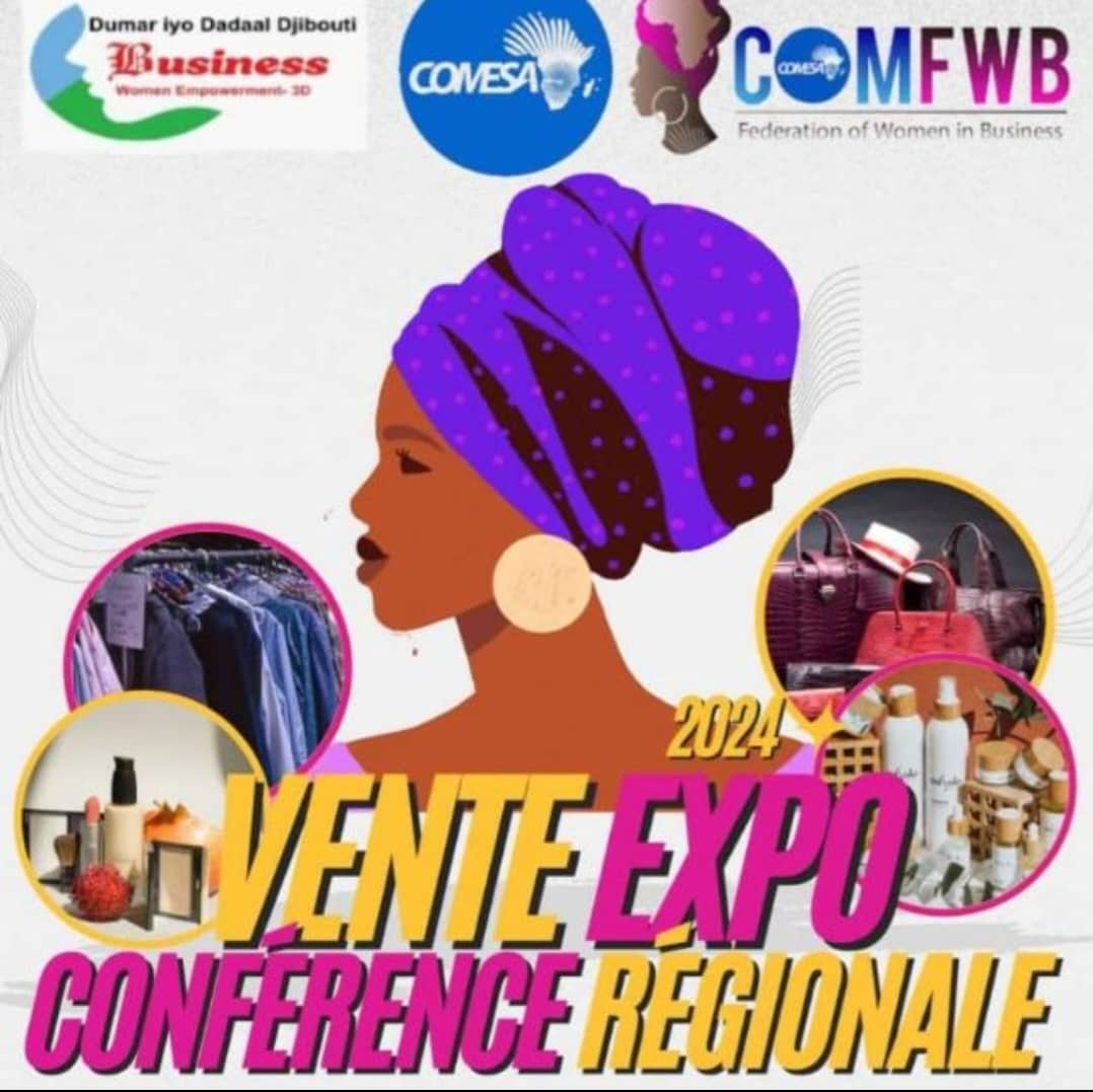Mamasouki's tweet photo. CONFÉRENCE -EXPO VENTE
3ème Édition-A Djibouti 
💥Un événement incontournable et unique en son genre pour les femmes d'affaires et Startup 🔥
🎉Soirée cocktail: Réseautez et échangez dans une ambiance conviviale. 
#business 
#womenempowerment 
#COMFWB 
#businesswoman 
#comesa https://t.co/6VUfOdjY31