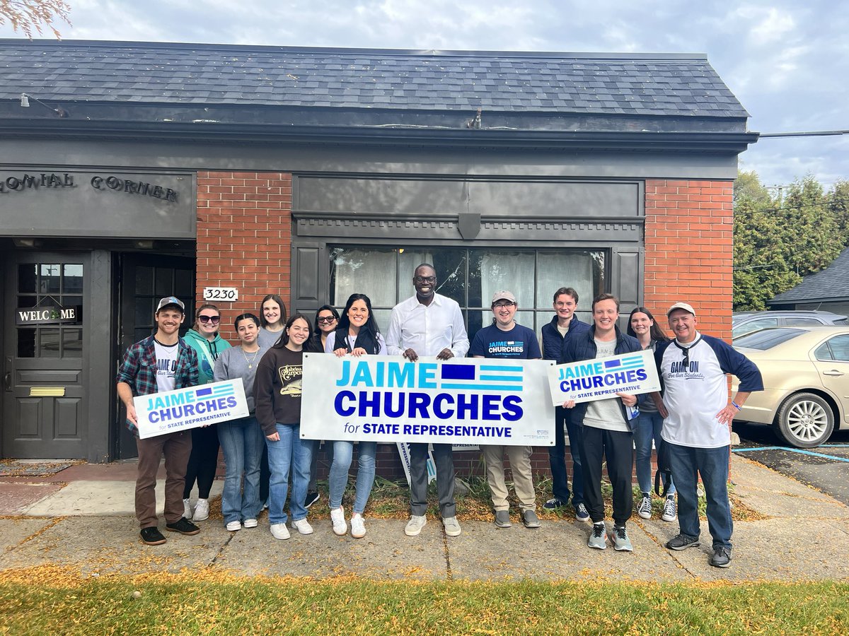 Launching our GOTV program with LG’s team. #TeamChurches #StandTall