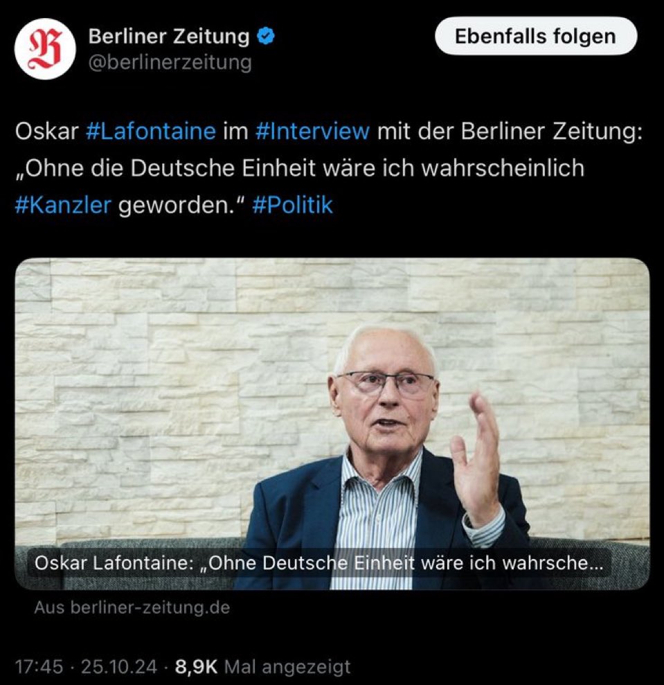 Man kann der SED nicht genug dafür danken, dass sie den Laden vor die Wand gefahren hat.